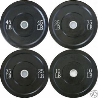 230 Solid Rubber Bumper plates olympic weights crossfit