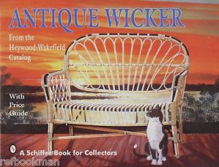 Heywood Wakefield Wicker Reed Fibre Wood Furniture / Book 1929 Catalog 