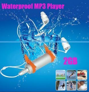 New 2 GB 2GB Waterproof Underwater Sport  Player FM Swimming 