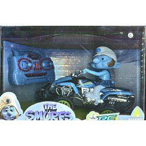 NKOK THE SMURFS GUTSY ATV RIDER R/C 49MHz 882