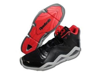 REEBOK Men Kamikaze III Mid NC Black Grey Casual Athletic Shoes SZ 13