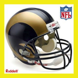 ST. LOUIS RAMS NFL DELUXE REPLICA FULL SIZE FOOTBALL HELMET by RIDDELL