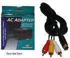 Pin RCA AV Composite Cable & AC Power Supply Adapter for Sega 