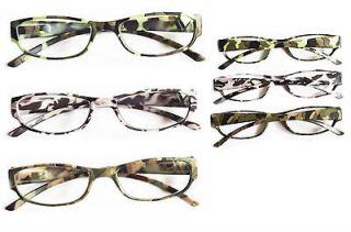 CAMOUFLAGE ~ FRAME READING GLASSES ~ CAMO READERS ~ LENS STRENGTHS 1 