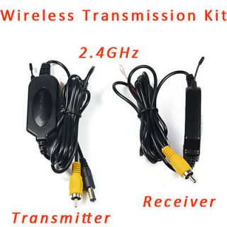 For Car Rear view Camera Monitor 2.4 G Wireless RCA Video Transmitter 
