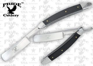 Shaving Straight Razor Ultra Sharp Black G10 Handle Folding Razors