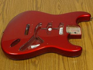   57 RI USA Fender HOT ROD Stratocaster BODY Candy Apple Red $200 OFF