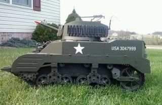 M5 Stuart Light Tank 1/6 scale with Remote Control RC by 21st Century 
