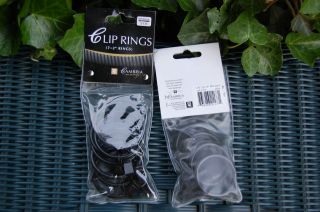 Cambria Collection Curtain Rings Curtain Clip Rings Black 1 1/2  1 
