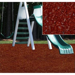   Red Rubber Playground Mulch   KIDWISE RUBBER PLAYGROUND MULCH   RED