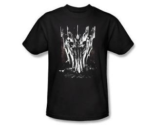   Licensed The Lord Of The Rings Big Sauron Head Adult Shirt S 3XL