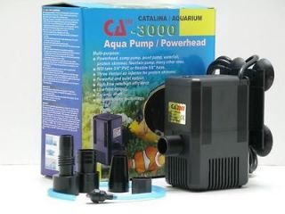 CA 3000 pump Saltwater or Fresh 200 to 250 gallon Aquarium
