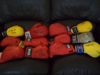 Various Signed Boxing Gloves (H). Starting From Only £7.99. Choice Of 