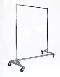   Base Rolling Commercial Clothing Garment Retail Display Rack CR 02Z