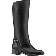 black leather riding boots 2 in 1 boot to bootie by Andrea size 6 7 