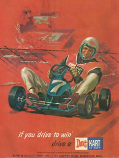 Vintage Beautiful 1960s Rupp Dart Kart Go Kart Ad