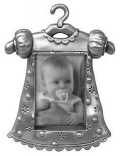 Malden Baby Pewter Juvenile Picture Frame, Girls Outfit