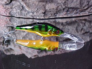 Strike Pro 2 3/8 Japanese Designed Small Lure Color Hot Perch for 