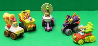   Huckleberry Hound / Yogi & Gang Wacky Roller Racer Cars Wendys