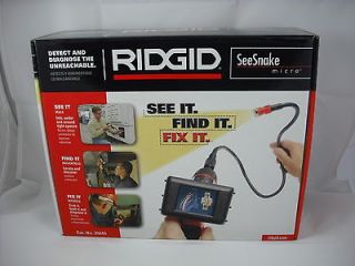 MICRO SEESNAKE by RIDGID with 3 cable cat. # 25643 (new in box)