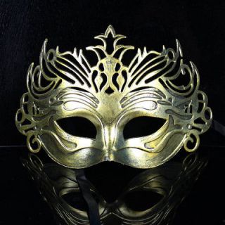 Roman Gladiator Party Mask Costume Venetian Masquerade Antique silver 