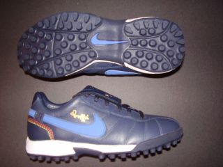 Nike Youth JR Tiempo Ronaldinho TF Navy Size 1.5