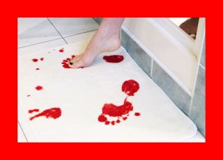 Blood Bath Bathroom Mat Rug