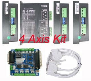   Axis Driver 2M982 7.8A & Breakout board Router kit for Router system