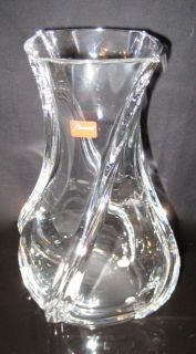 Baccarat Crystal Serpentin Vase Medium Brand New