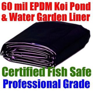 50 Patriot 60 mil EPDM Pond Liner 25 Yr Warranty