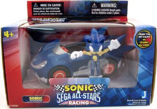 Sonic Racer 3 inch Sonic with Vehicle Figure NEW
