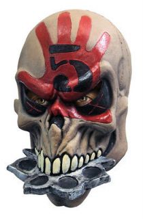 Five Finger Death Punch Deluxe Latex Costume Mask Adult *New*