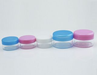   Cosmetic Empty Jar Lip Balm Pot Sample Container 10/20g 0.35/0.7oz