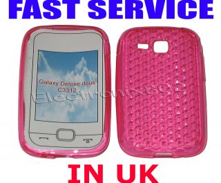 Samsung Galaxy Champ Deluxe Duos GT C3312 Soft Pattern Gel Case Cover 