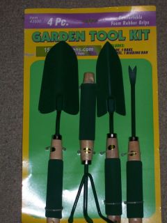 Piece Garden Tool Kit Spade Rake Shovel Digging Bar