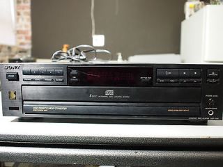 Sony Compact Disc Player CDP C215 High Density Linear Converter 5 Disc