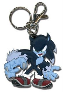 New Sonic The Hedgehog Werehog Pvc Keychain