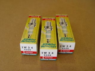 Denso Iridium Spark Plugs (3 Pack) Heat Range 34   Thread 14mm   Denso 
