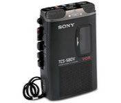 Sony TCS 580V Handheld Cassette Voice Recorder