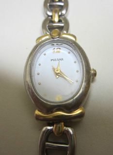Womans Vintage Pulsar Two Tone Watch