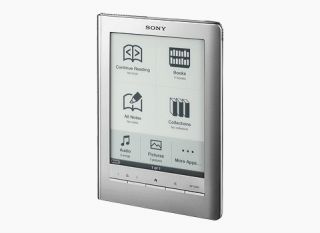 Sony Reader Touch Edition PRS 600 500MB, 6in   Silver