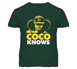Oakland Baseball Coco Crisp Knows Cool T Shirt