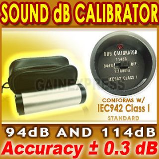 sound level calibrator in Sound & Audio Measurement