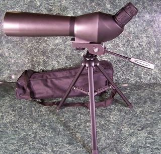 SPOTTING SCOPE w/ CASE and TRIPOD 20 60x 60mm telescope
