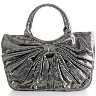Lulu Guinness Wanda Micro Embossed Leather Bow Bag NWT $535.50