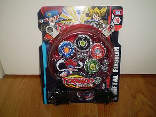 WOW*Beyblade 4D Metal Fusion Fight Master Clash Tornado Speed Top Set 