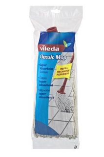 Vileda COTTON STRING MOP REFILL 12 OZ absorbent cleaning mopping 