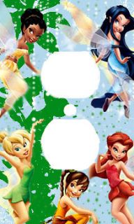 Disney Fairies Single Outlet Cover Kids Room Decor