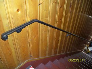 Lot of 2 Vintage 20 ft. Iron Wrought Railings RARE ANTIQUE Local 