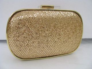 gold glitter clutch in Womens Handbags & Bags